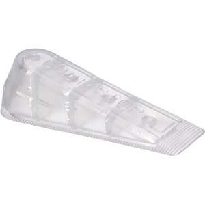 Transparenter Wagner Türkeil EH 6945 aus Kunststoff zum Schutz von Tür und Wand.