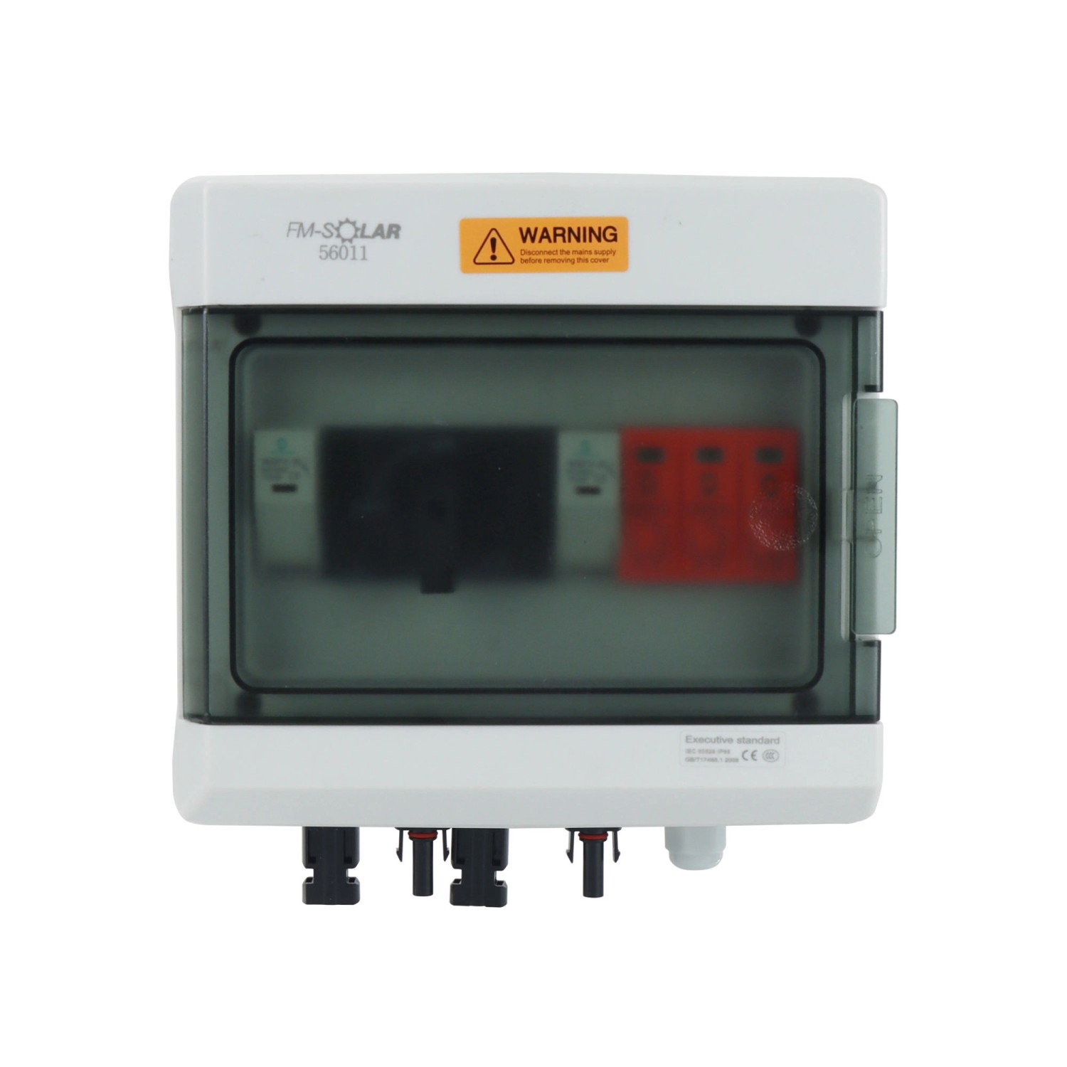 FM-SOLAR DC-Anschlussbox mit Dreh-Trennschalter T2 Überspannungsschutz 1/1 1000V Generatoranschlusskasten