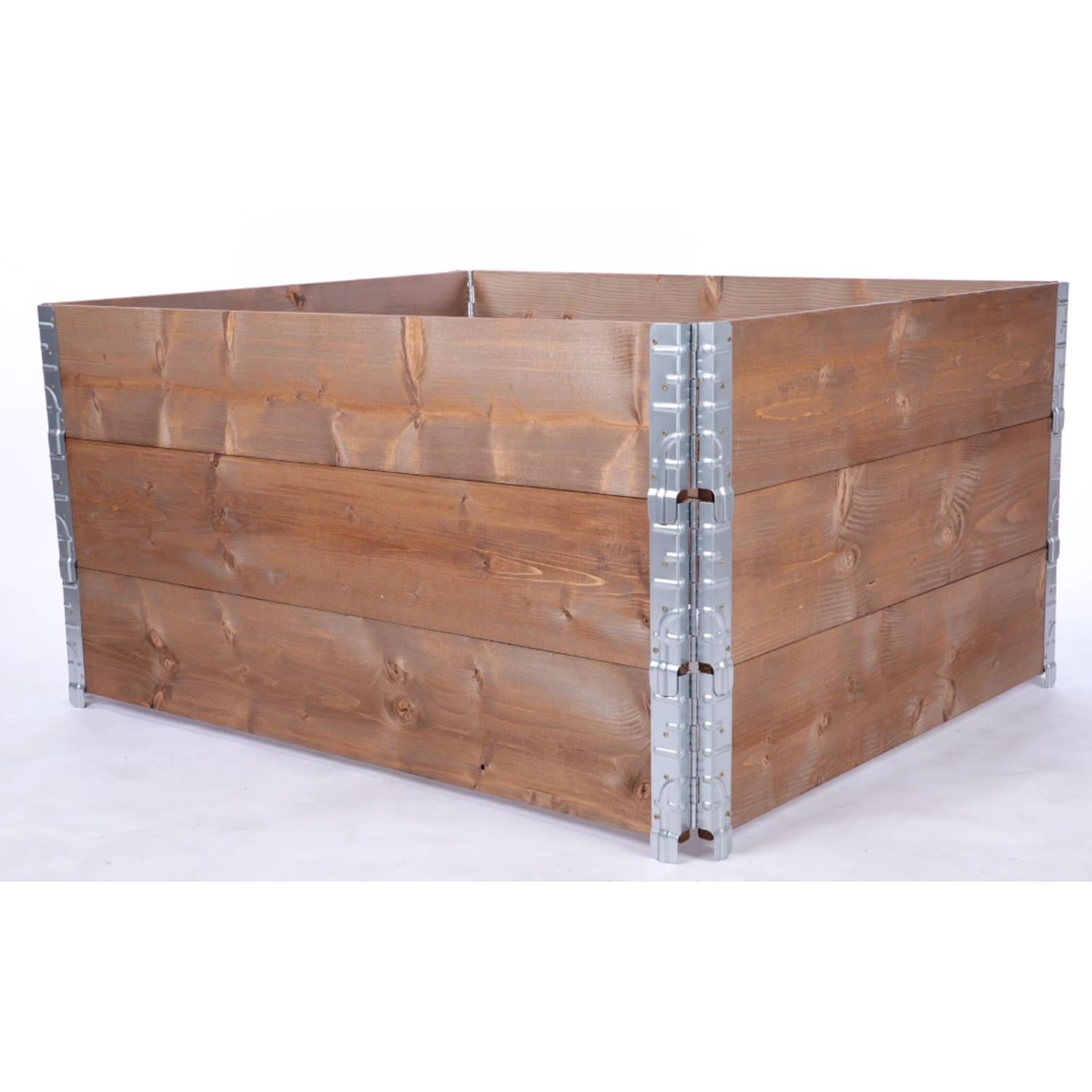 PROREGAL Hochbeetkisten GrowBox HxBxT 60x120x100cm 3 Ebenen Holz Braun günstig online kaufen
