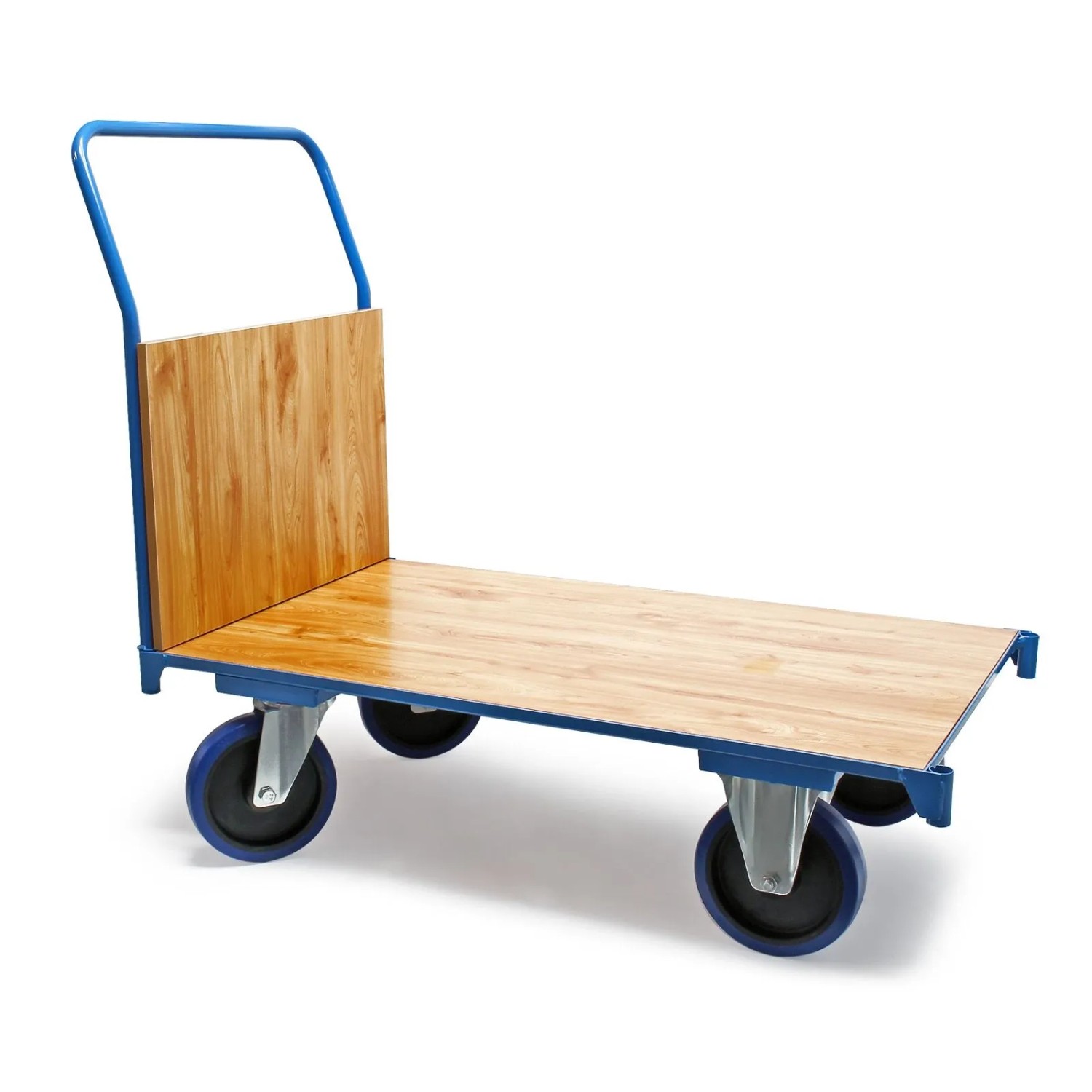 Wiltec Plattformwagen 600kg 100x60mm Transportwagen Transportkarre Gummireifen