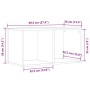vidaXL Aufbewahrungstruhe Altholz-Optik 69,5x34x36 cm Holzwerkstoff 855786_10