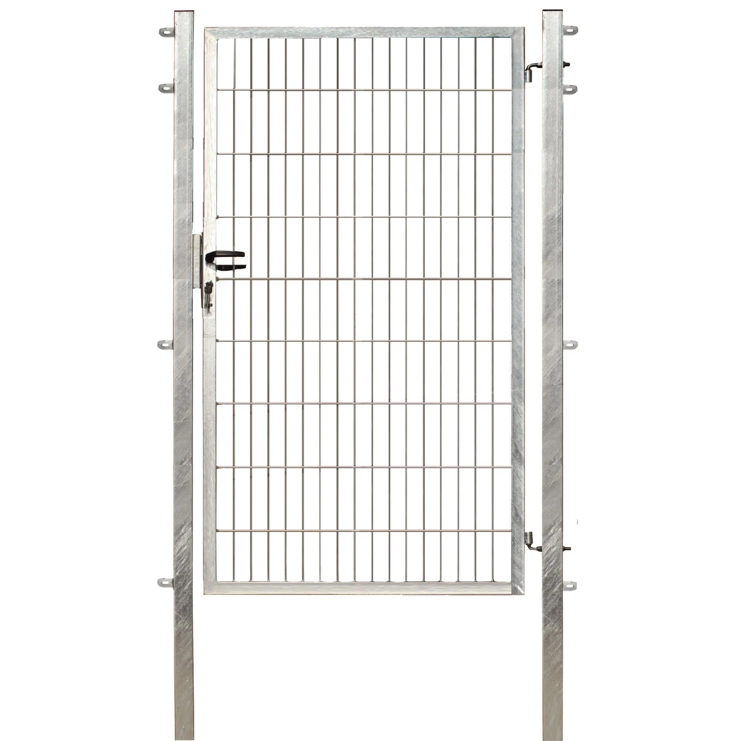 Einzeltor für Doppelstabmattenzaun Verzinkt 180 cm x 100 cm günstig online kaufen
