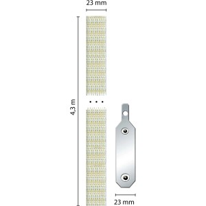 Schellenberg Gurtfix Reparaturset Maxi 23mm Beige: Rollladengurt, Edelstahlstreifen, Montagehilfe.