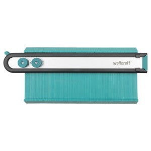 wolfcraft Konturenlehre PRO für Laminat & Parkett: Werkzeug zum Übertragen von Konturen.