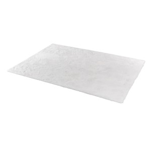 Weißer Schöner Wohnen Teppich Tender, 120x180 cm, Kunstfell für Wohnraum.