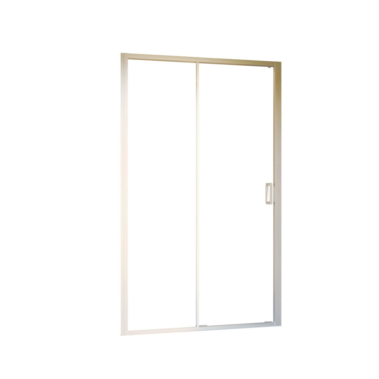 Schulte Schiebetür in Nische Trend 2.0 Alu-Natur links 200 x 140 cm günstig online kaufen