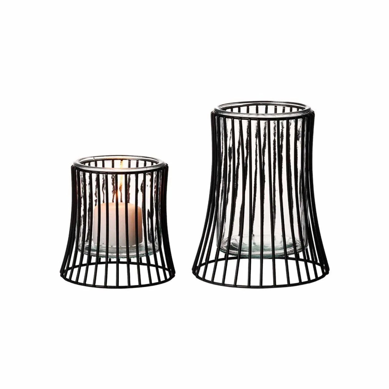 Ritzenhoff & Breker Nero Windlichter-Set 2-teilig Rund