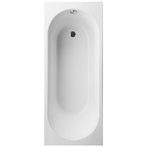 Villeroy & Boch O.novo Solo Badewanne, 170x70 cm, Weiß, Acryl, Rechteckform.