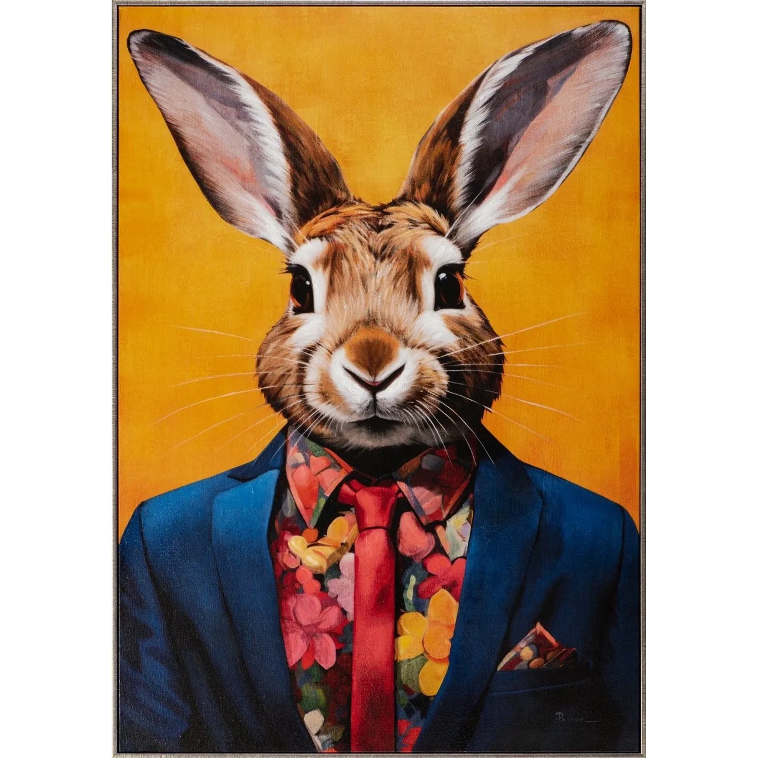 Art Universe Leinwandbild Mr. Bunny Jun. 70 x 100 cm