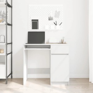 vidaXL Schreibtisch Weiß 86x49x76 cm Holzwerkstoff 861823