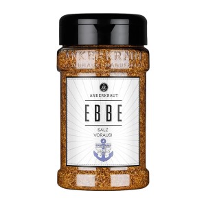Ankerkraut Rub Ebbe im Streuer, 250g. BBQ-Gewürz für Steaks und Dry-Brining.