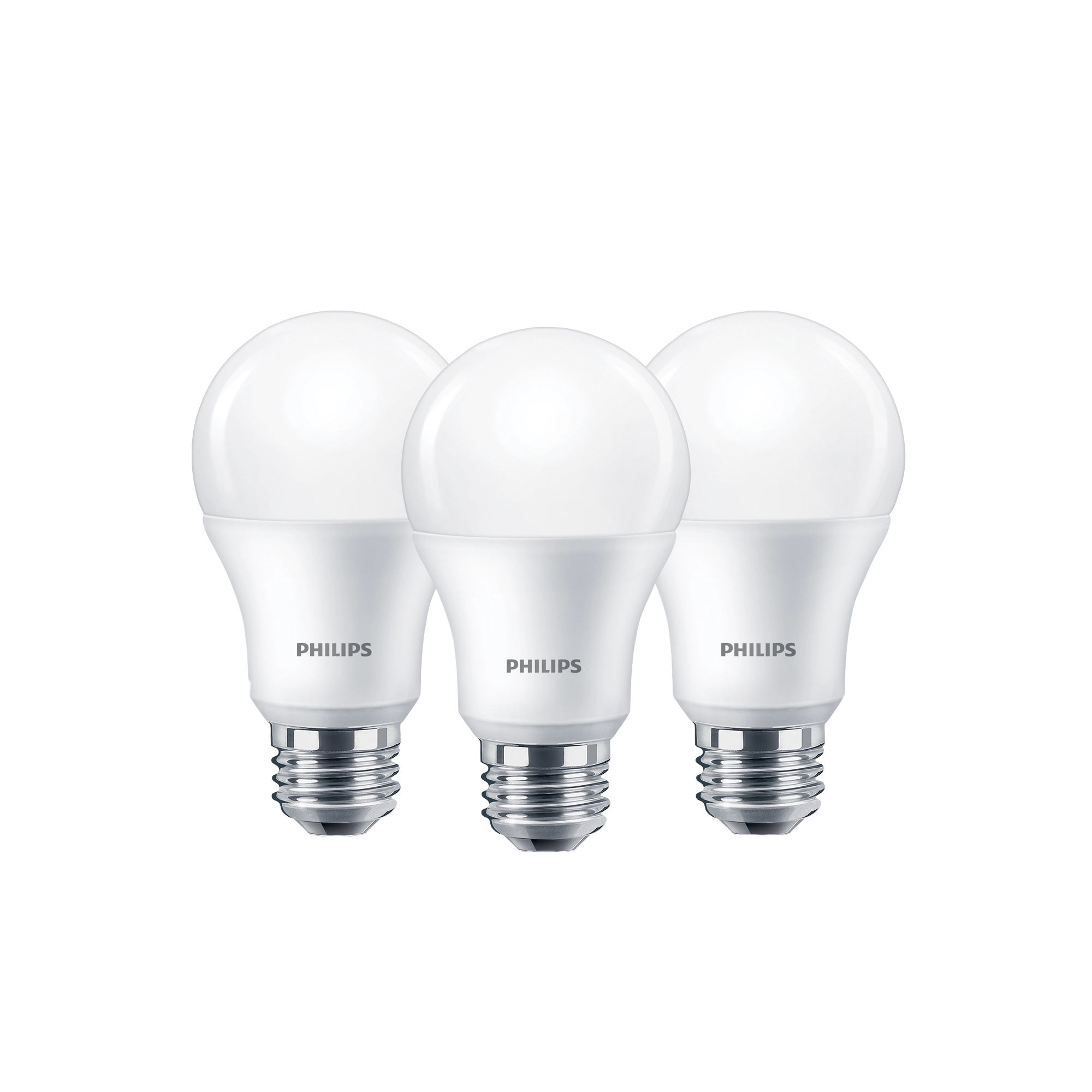 Philips LED-Leuchtmittel E27 Glühlampenform 8 W 3er Set 10,8 x 6