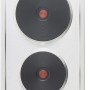 Flex-Well Miniküche: Edelstahl Einbaukochfeld mit 2 Kochplatten.