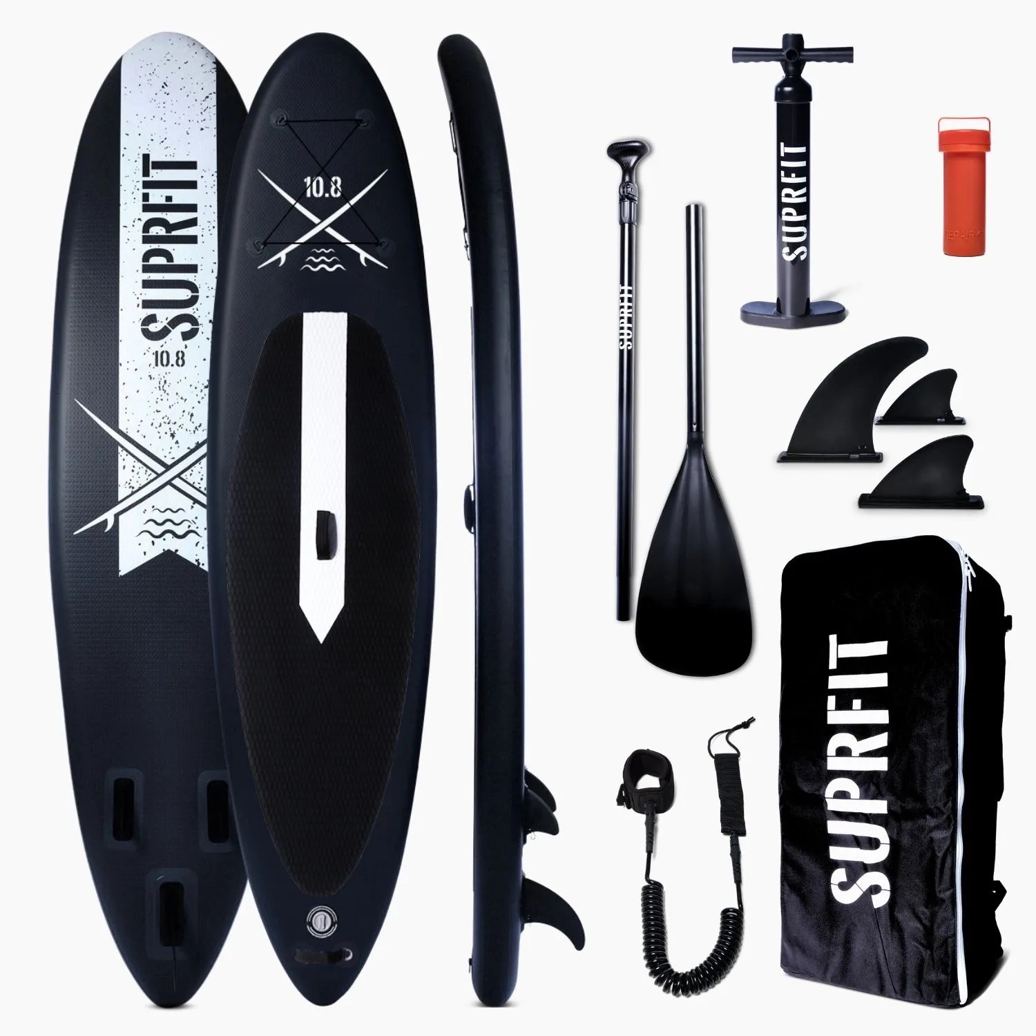 Suprfit SUP Stand-Up-Paddling Board Lailani 10'8 Black