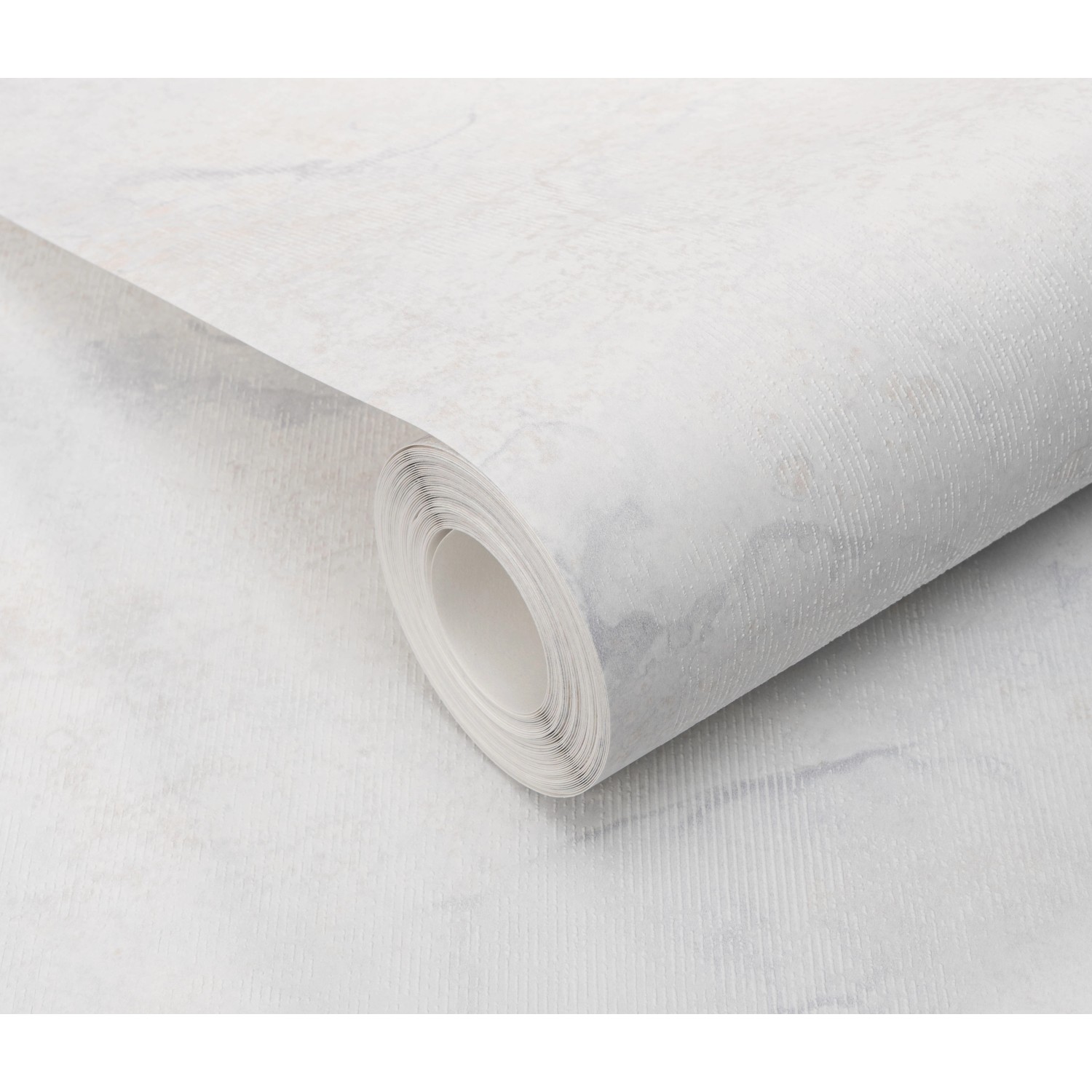 Erismann Vliestapete Melissa Venora hellgrau, Rolle der Dekortapete mit Marmor-Effekt.