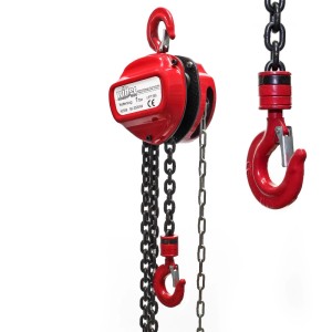 Wiltec Kettenzug 1000Kg 1T 3M Kettenlänge Hubhöhe 25M Seilzug Flaschenzug