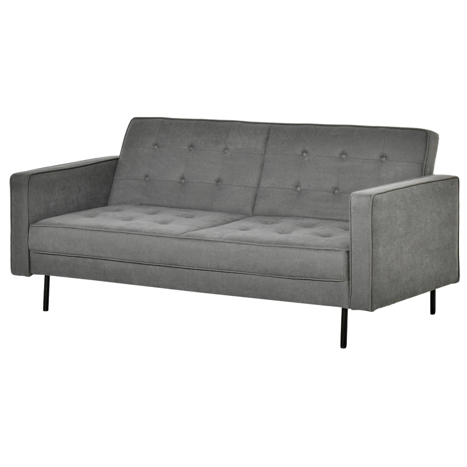 HOMCOM Schlafsofa 3-Sitzer mit Schlaffunktion 187 x 91 x 85 cm günstig online kaufen