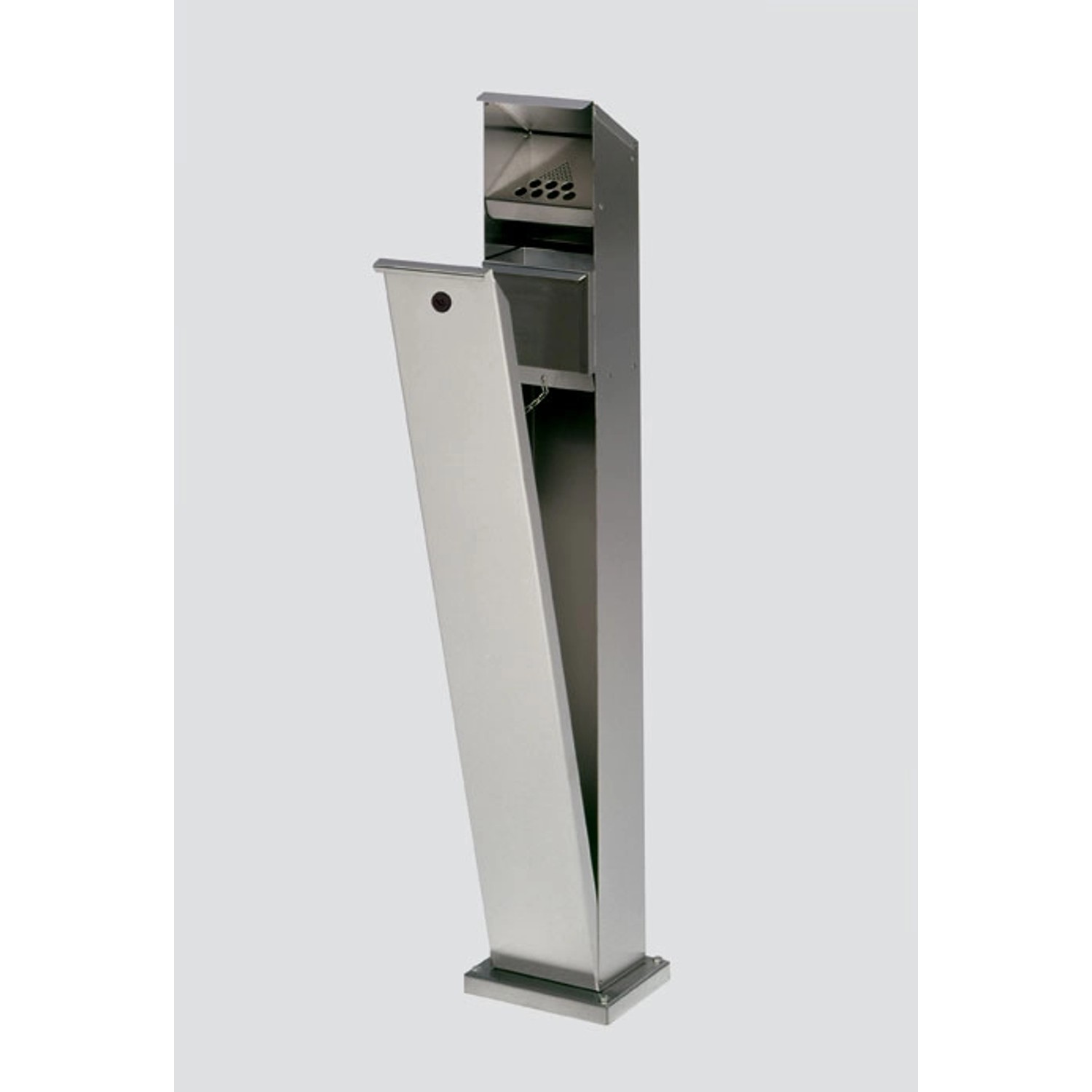 PROREGAL Robuster Ascher Standsäule Mit Schloss Und Bodenplatte 2 Liter HxB günstig online kaufen