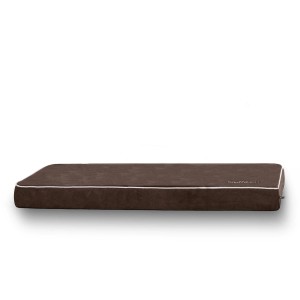 Knuffelwuff Hundematte Maui Velours XXL, 110x66cm, braun. Hundekissen für Hunde.