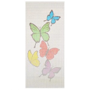 vidaXL Insektenschutz Türvorhang Bambus 90 x 200 cm 45738