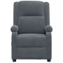 vidaXL Massagesessel Elektrisch Dunkelgrau Samt 3098405_4