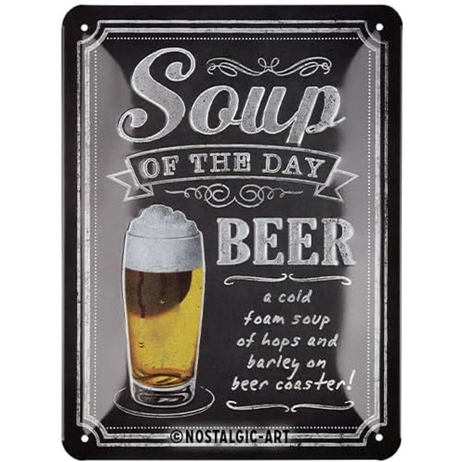 Nostalgic-Art Blechschild 15x20 cm - Soup of the Day günstig online kaufen