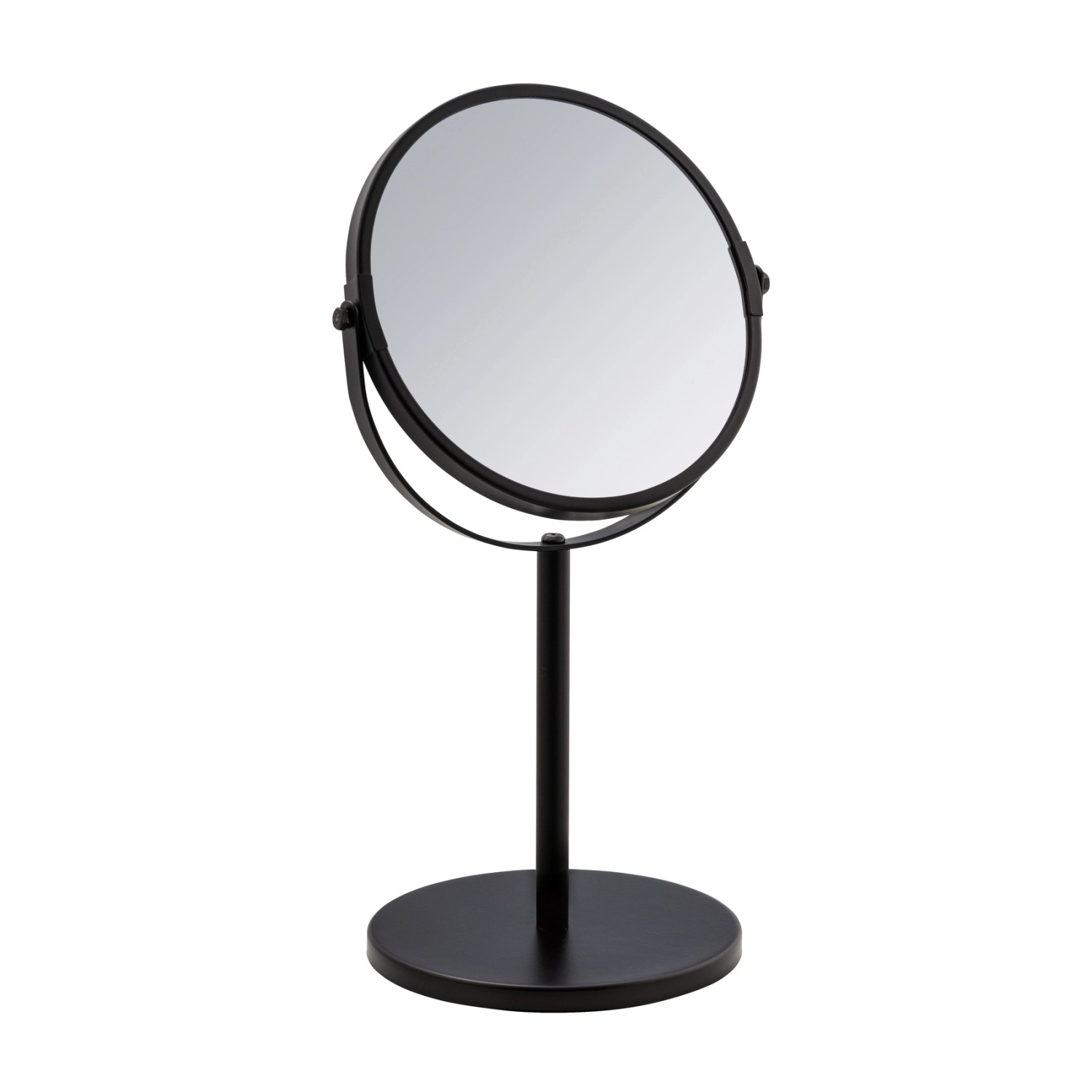 Wenko Kosmetik-Standspiegel Assisi  Stahl 18.5 x 34.5 x 15 cm Schwarz