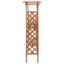 vidaXL Pergola mit Tor aus Tannenholz, 116x40x204 cm, Rankhilfe für Gartenwege.
