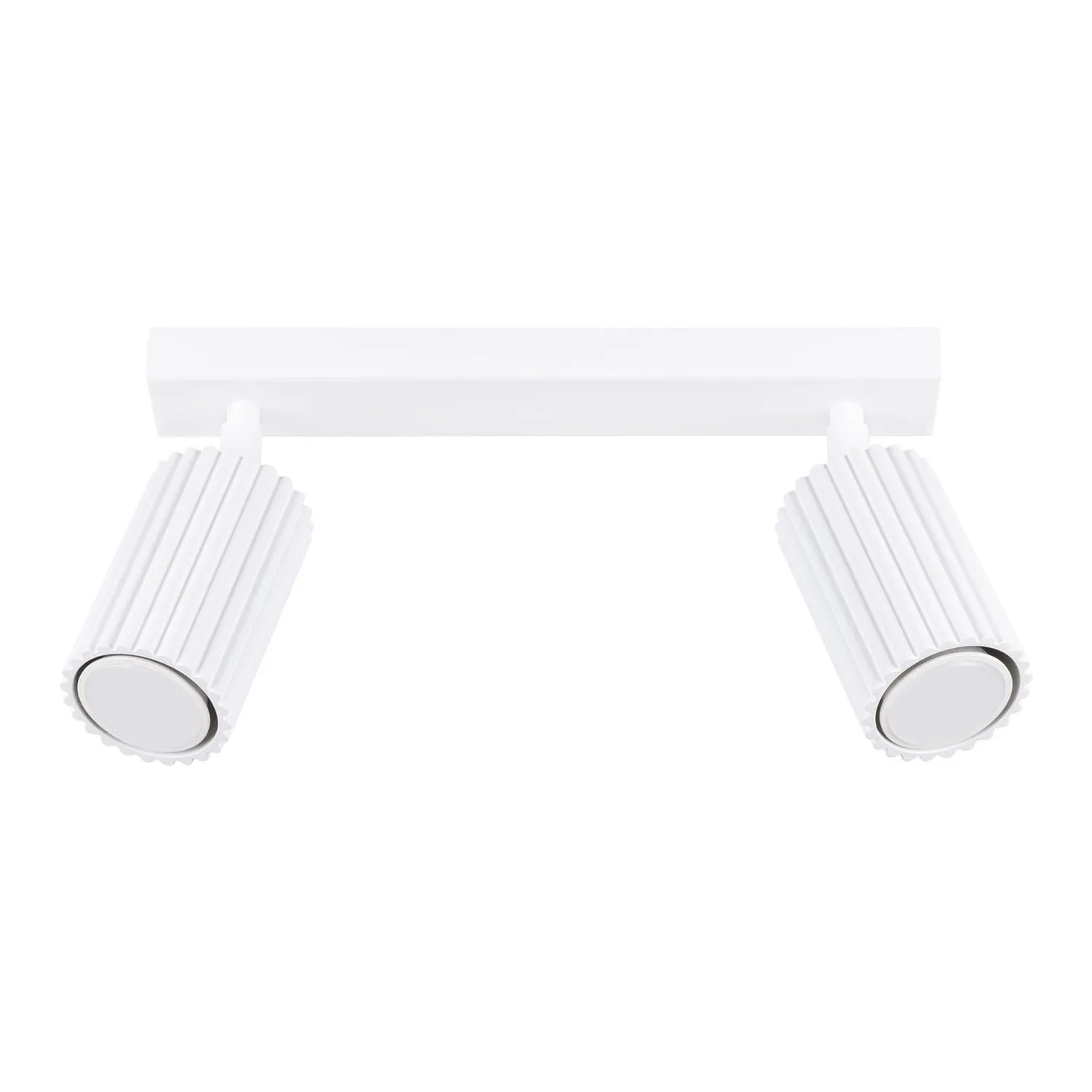 Licht-Erlebnisse Strahler 2-Flammig Länglich 30 CM Breit Aluminium In Weiß Modern GU10