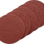 LUX Haftschleifauflagen, Ø 125 mm, K40, ungelocht, für Winkelschleifer, Holz- und Metallbearbeitung.