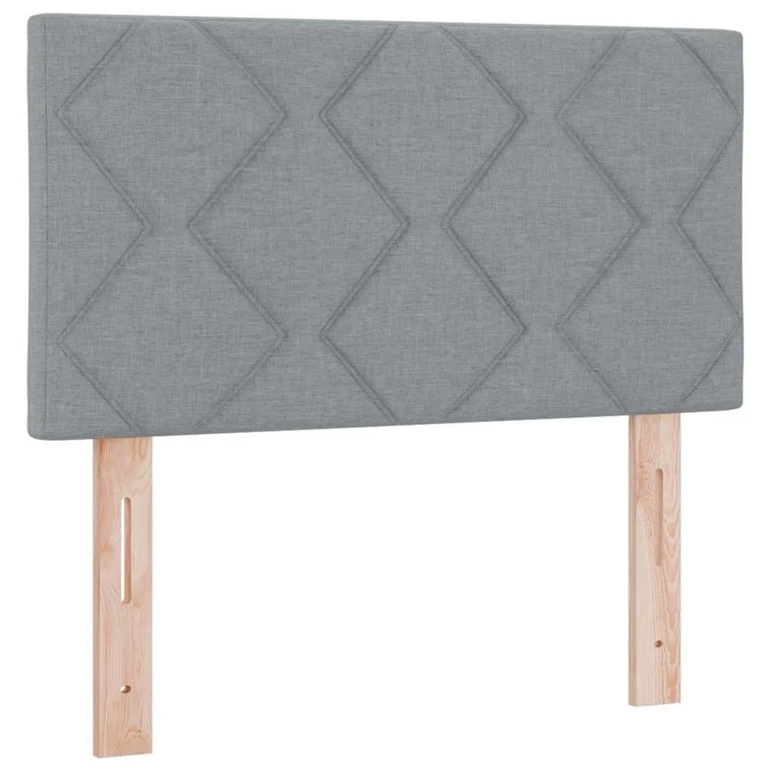 vidaXL Kopfteil mit Kopfteil Hellgrau 80 cm Kunstleder 42007202