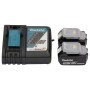 Makita Power Source-Kit 18V mit 2 Akkus (5Ah) und Schnellladegerät.