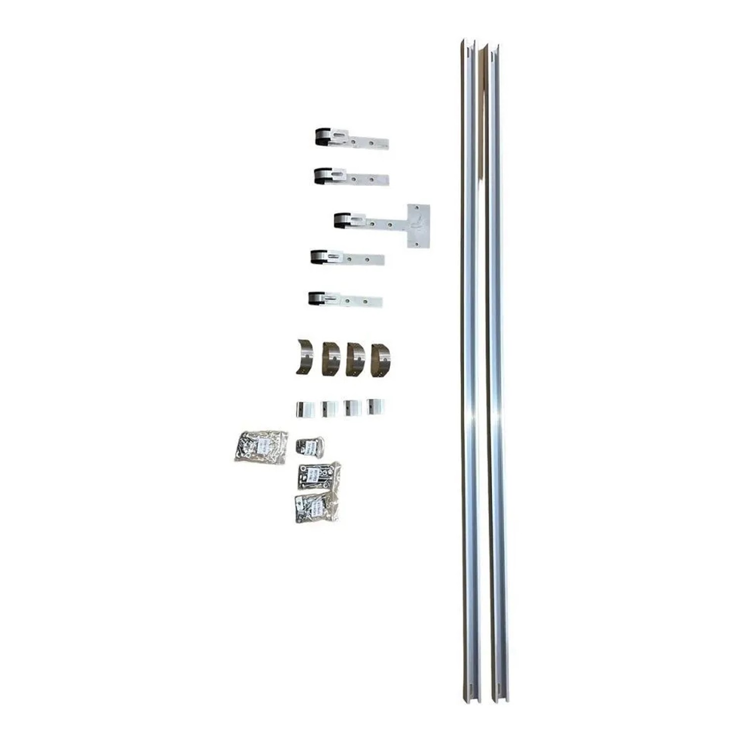 Jet-Line Montageset für Solar- und Balkonkraftwerke Geeignet für 2 Solarpanele und Wechselrichter