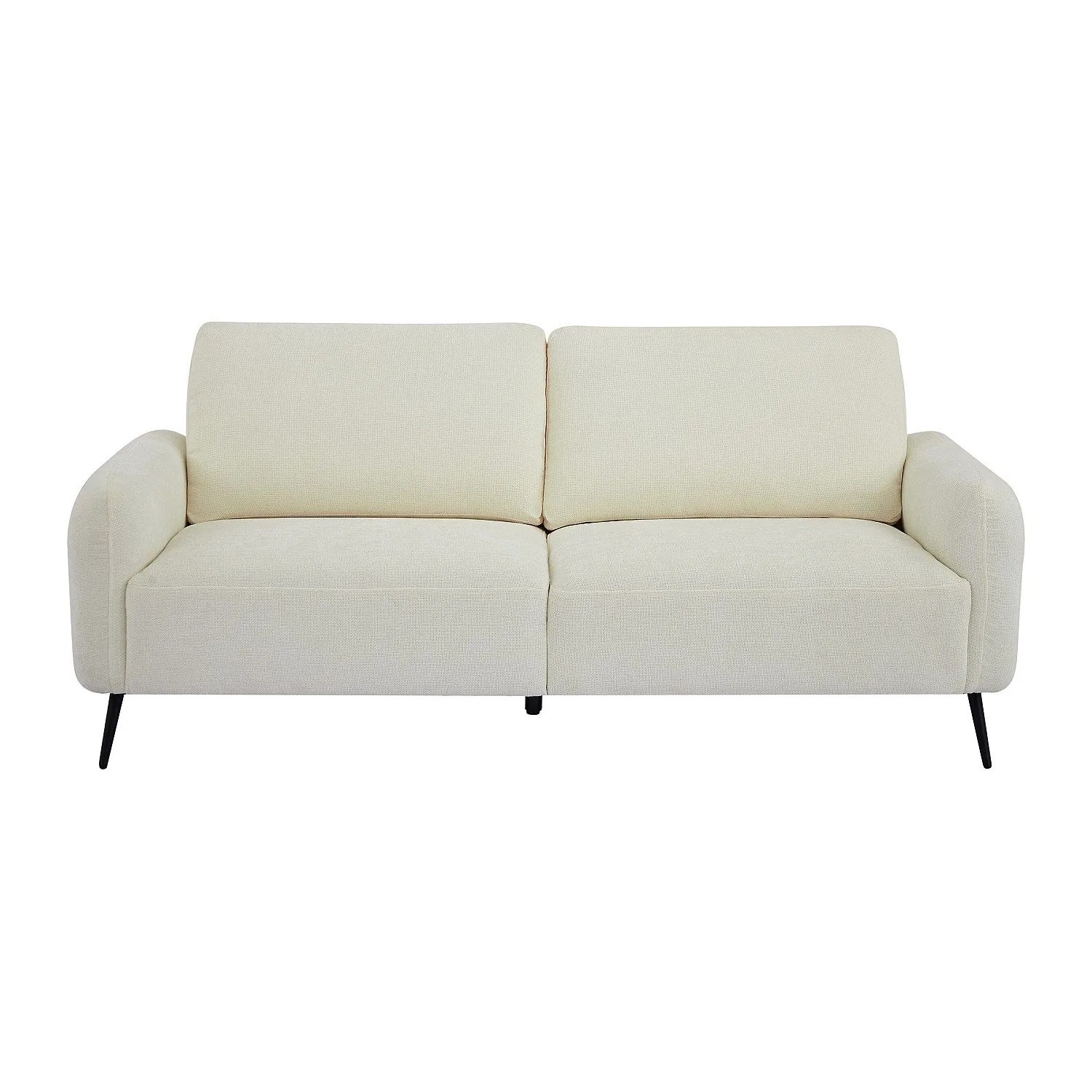 Vente-unique Sofa Ohne Schlafmöglichkeit Letrosa Gebrochenes Weiß 200 cm