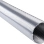 ALU-Flexrohr 2,5m, System 100 für Flachkanal- & Rundrohrsysteme, aus Aluminium.