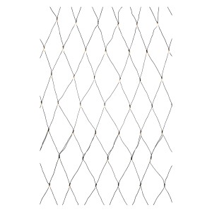 Konstsmide LED-Lichternetz mit 80 warmweißen LEDs für Innen und Außen.