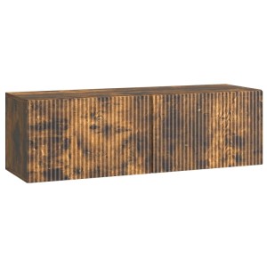 vidaXL Wandmontierter TV-Schrank Geräucherte Eiche 98 x 31 x 30 cm 898560