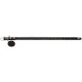 Schwarzes Hunter Aalborg Style Hundehalsband aus Leder, XS-S, 37 cm mit Nieten und Anhänger.