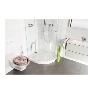 Sanilo WC-Sitz Bavaria mit Absenkautomatik im Badezimmer.