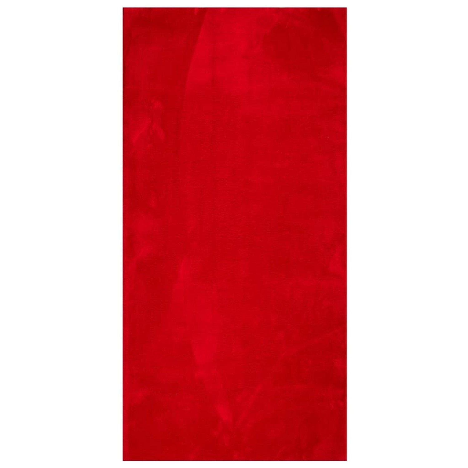 vidaXL Teppich Huarte Kurzflor Weich Und Waschbar Rot 100x200 Cm 1935193 günstig online kaufen