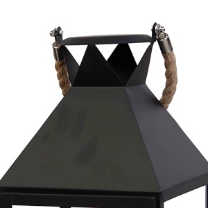 Mojawo 3tlg Gartenlaternen Windlicht Stalllaterne Laterne H25 40 51cm Metall Schwarz