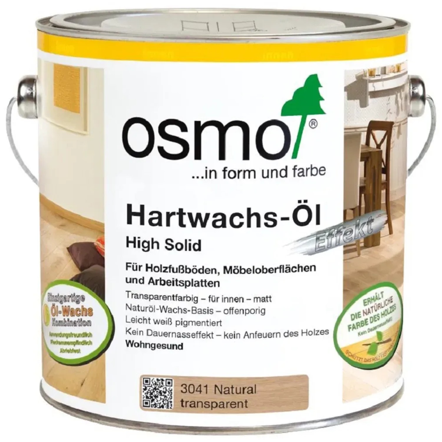 Osmo Hartwachs-Öl Effekt Natural 2,5L