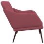 vidaXL Sitzbank Weinrot 110x76x80 cm Stoff 351486_4
