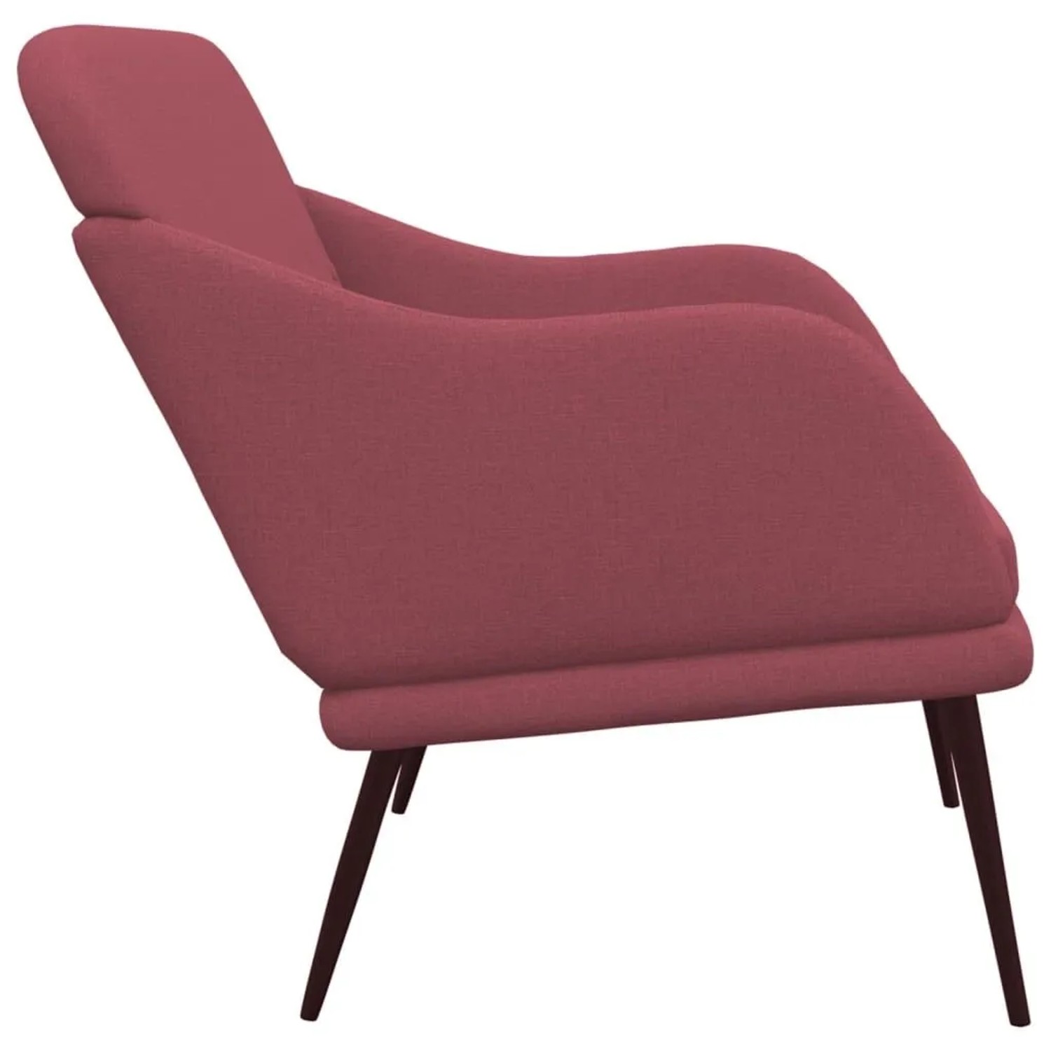 vidaXL Sitzbank Weinrot 110x76x80 cm Stoff 351486_4