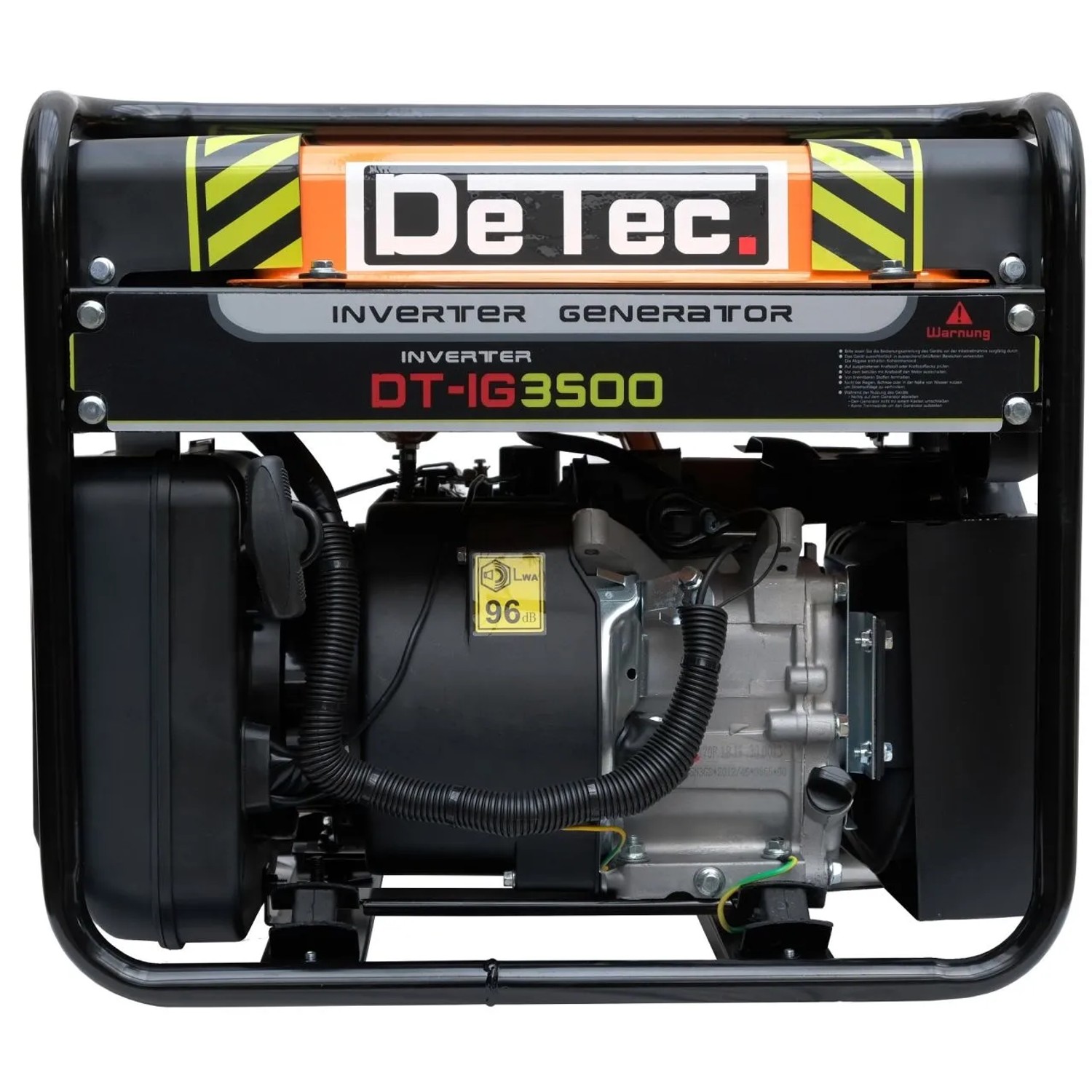 DeTec. Inverter Stromerzeuger 3,5 kW, Benzin Stromgenerator mit 230V und 12V Ausgang.