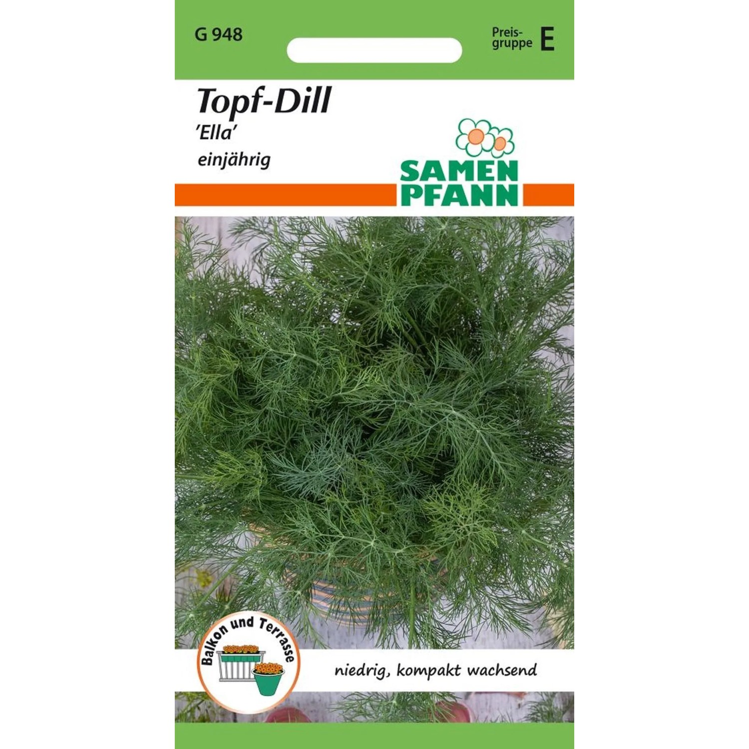 SAMEN PFANN Topf - Dill Ella - Dill-Samen