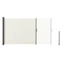 Beige Juskys Seitenmarkise Dubai, 500x180 cm, für Balkon und Terrasse.