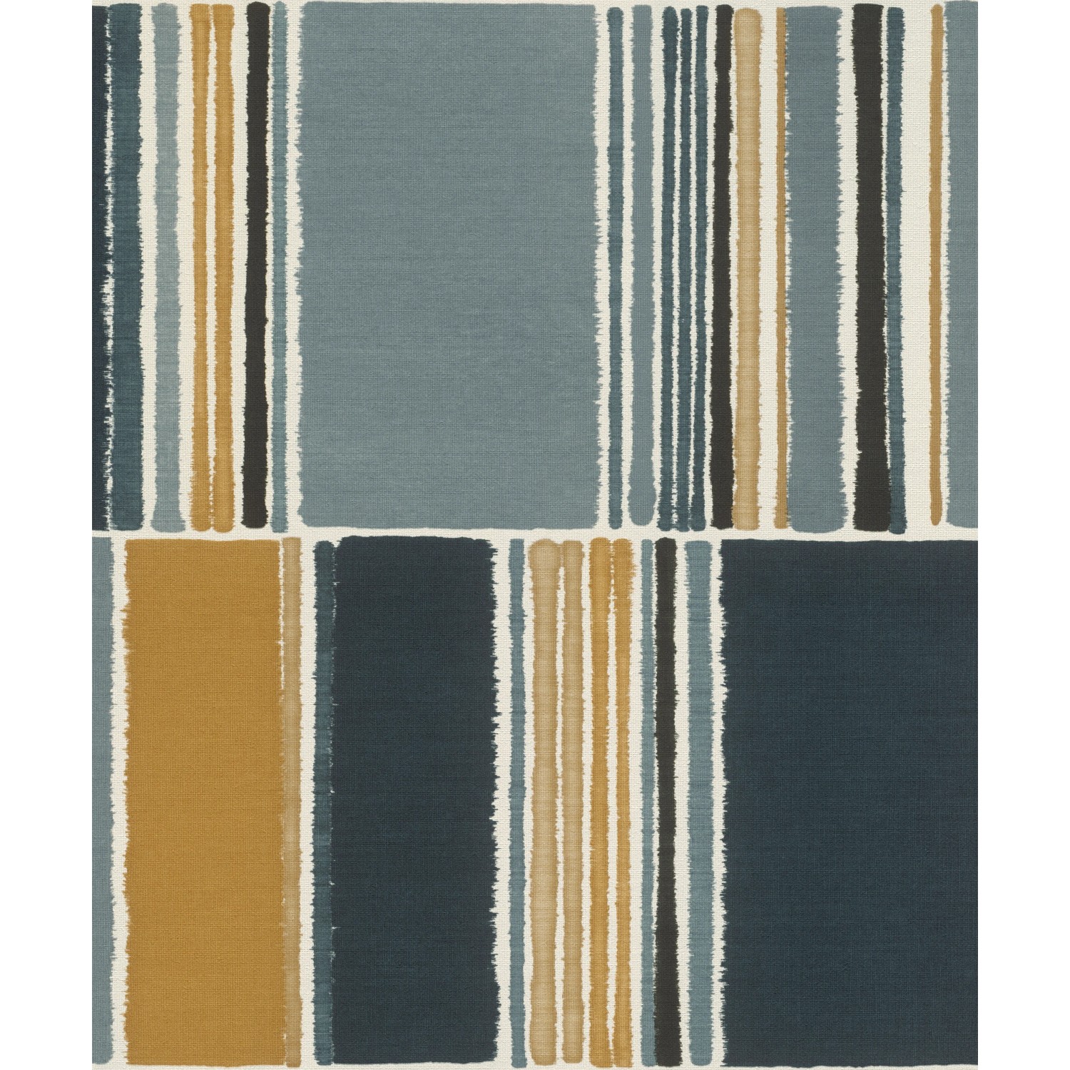 Rasch Vliestapete Florentine III 484441 Patchwork Blau-Grau 10,05 