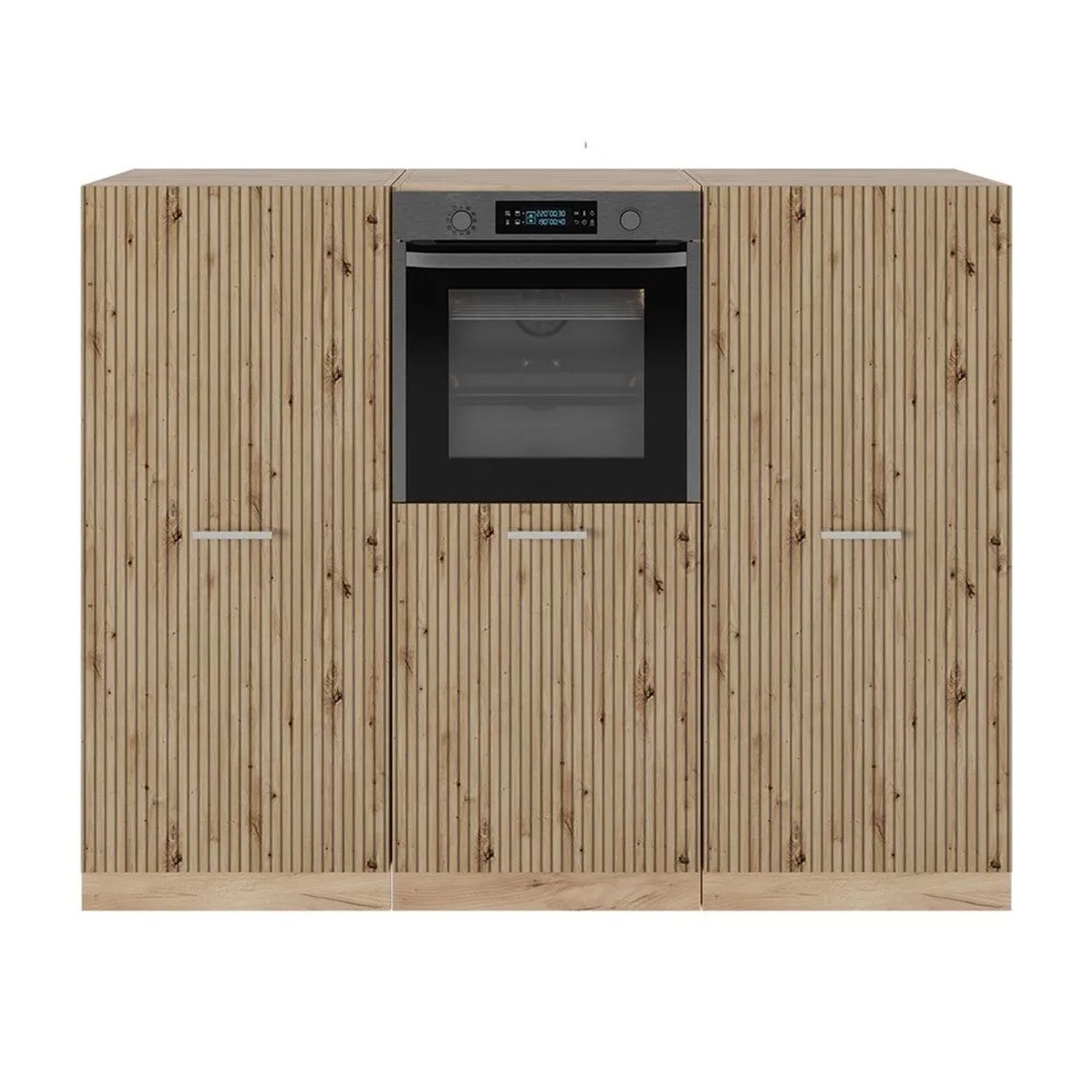 Vicco R-Line Küchenblock Artisan-Eiche Goldkraft Eiche 180 cm ohne Arbeitsplatte ohne E-Geräte