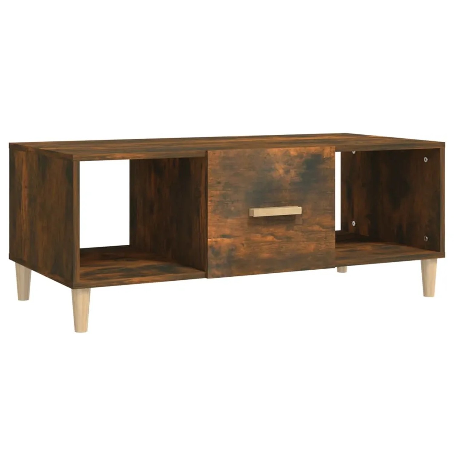 vidaXL Couchtisch Räuchereiche 102x50x40 cm Holzwerkstoff 817525